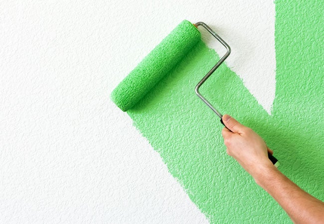 Green painting