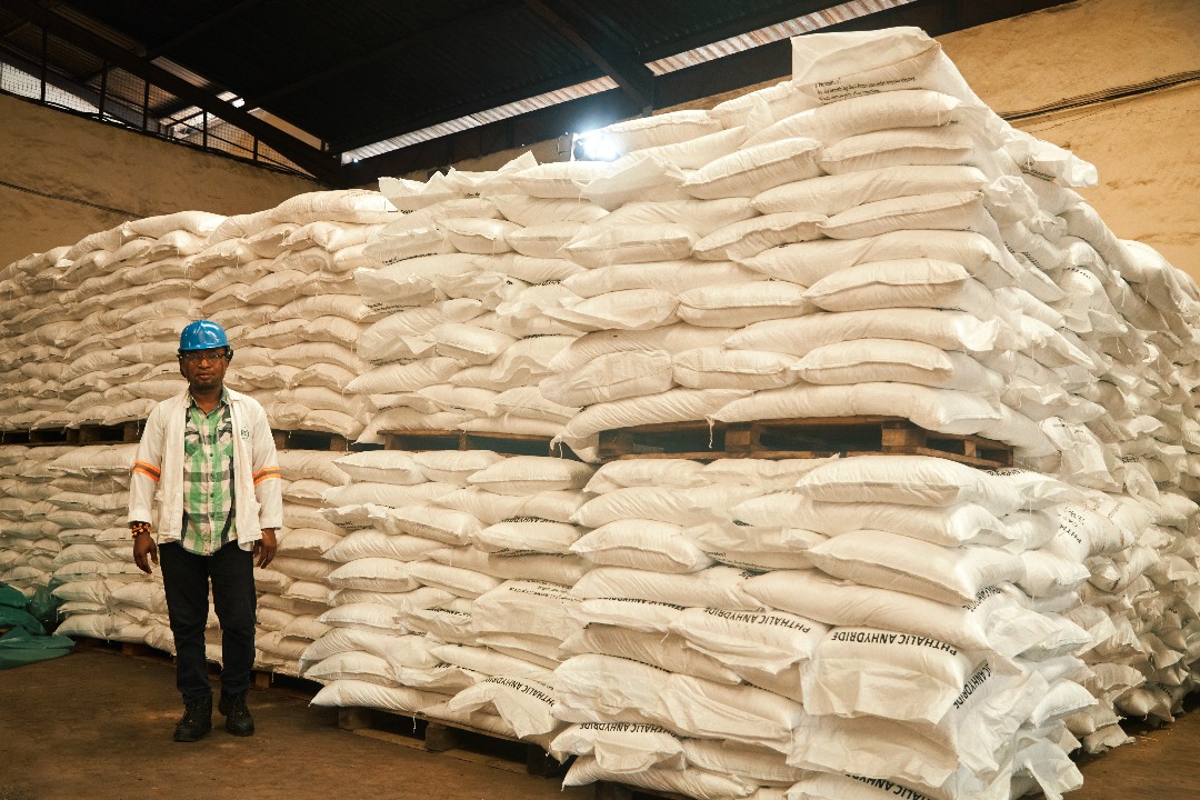 Image of Man in a warehouse